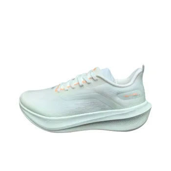 Erke Lightness 3.0 Anti Slip And Wear Resistant Lightweight Low Top Long Distance Running Shoes Women's White Green