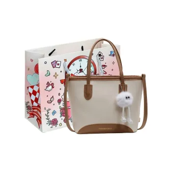 MOM'S HELPER PU Crossbody One Shoulder Handbags Regular Women's Ecru/Black/Khaki/Coffee