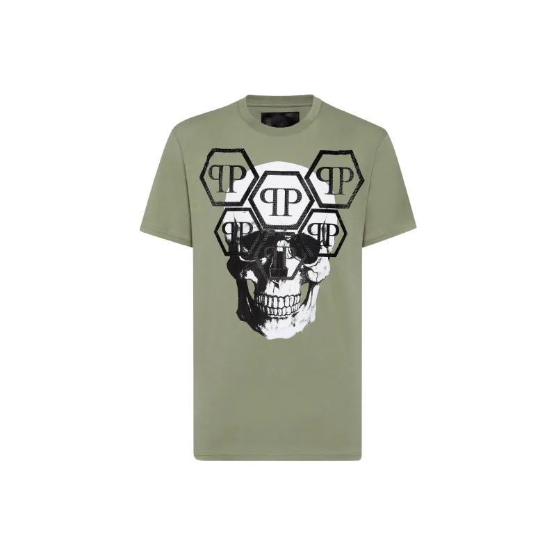 PHILIPP PLEIN Ss Stones Skull T shirt-0