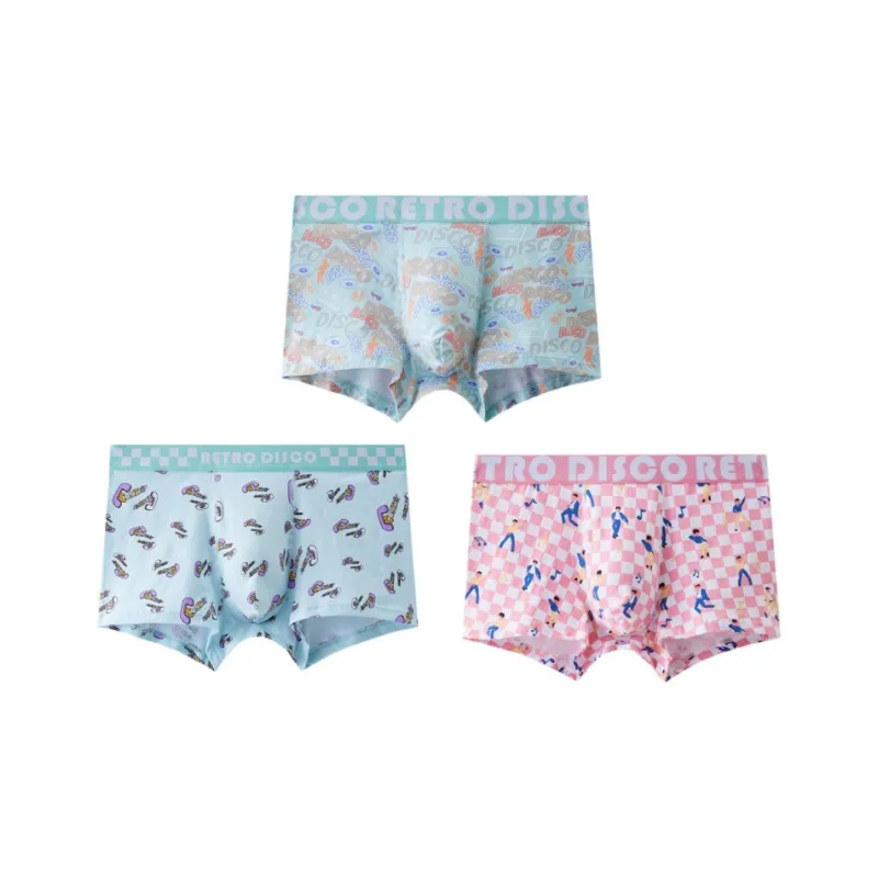 Qiao Ni Tong Underpants Men's 3 Pack-7