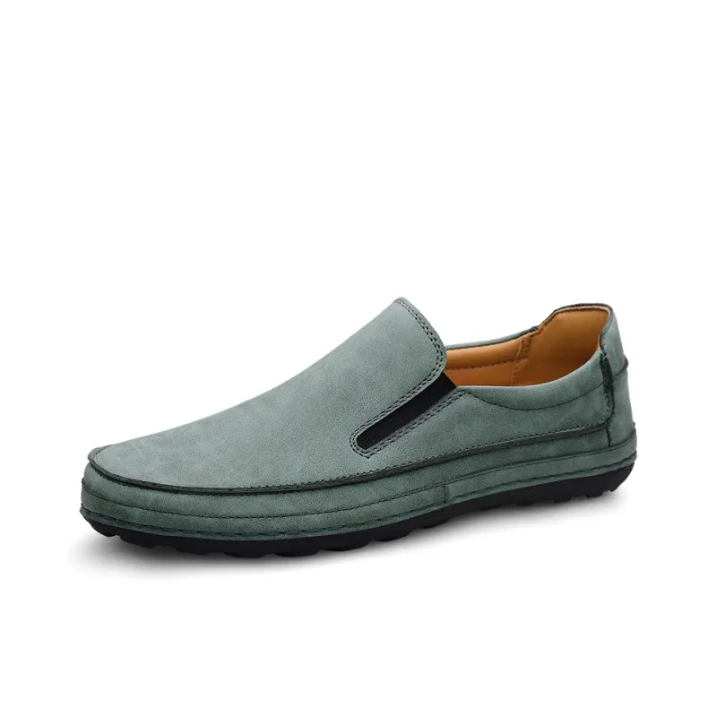 Bull charm Men's Casual Shoes Men Low Top Light Brown/Green/Black-5