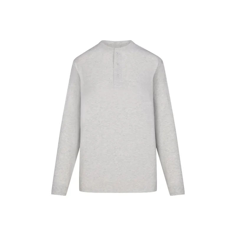 Skims Boyfriend Long Sleeve T Shirt-0