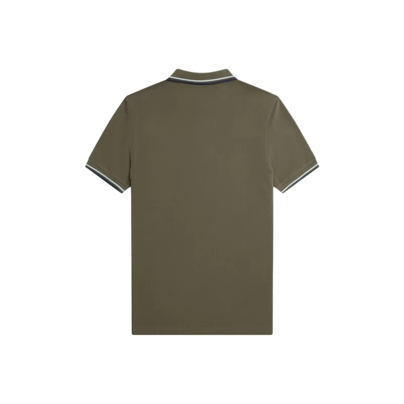 FRED PERRY Polo Shirt Men's Laurel Wreath Green-1
