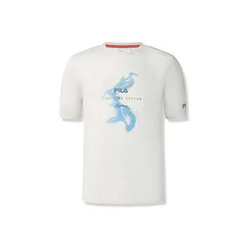 FILA CYCLING SS25 T Shirt Men's Light Dusty Gray