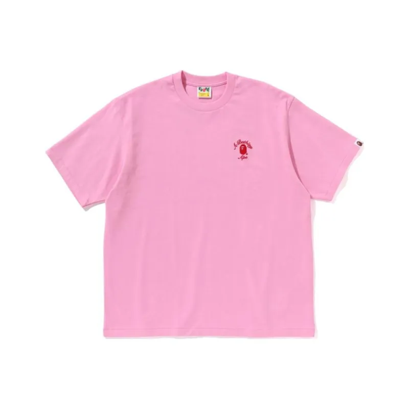 A BATHING APE One Point College Relaxed Fit Tee SS25-1