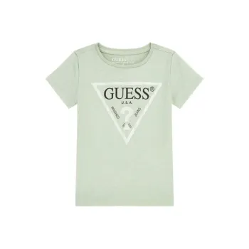GUESS T Shirts Men Green