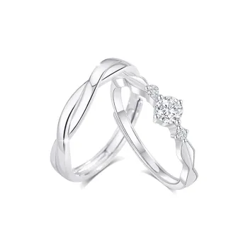 KUMET Sterling Silver Rings Unisex