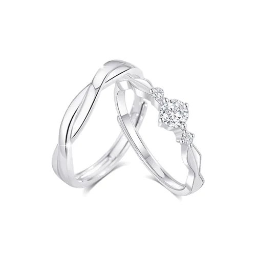 KUMET Sterling Silver Rings Unisex