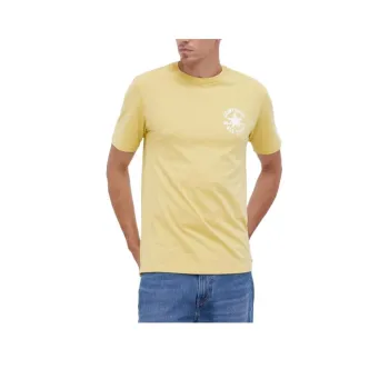 Converse T Shirts Men Yellow
