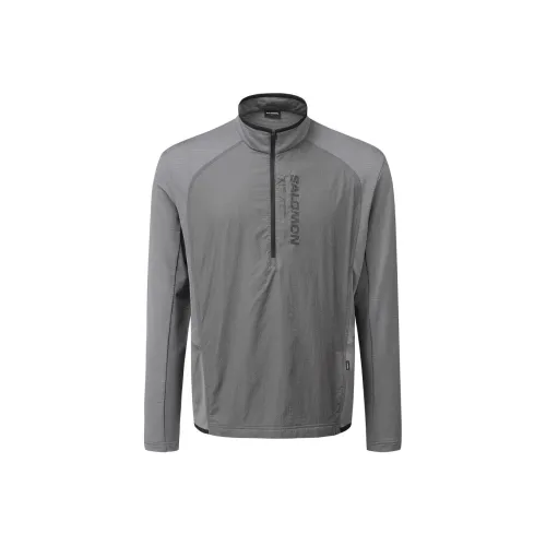 SALOMON T-Shirts Men Gray