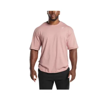 GYMSHARK T Shirt Men's Light Pink