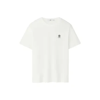 HLA T Shirts Men Ecru AS