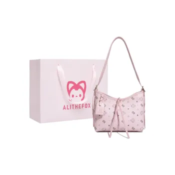 ALI THE FOX Synthetic Leather Shoulder Bag Women's Pink/Milk Tea