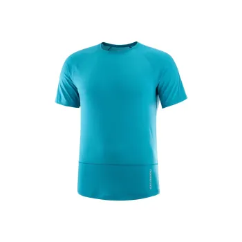 SALOMON CROSS RUN T-Shirt Men's Blue