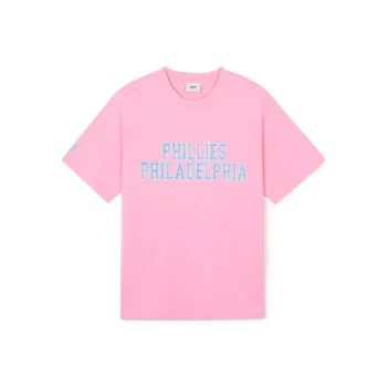 MLB Drop Shoulder Sleeve T-Shirt Unisex Pink