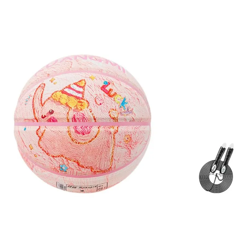 Kuangmi KMBB580 PU Basketball Pink Size 4 5 Size Street Training Kids'-6