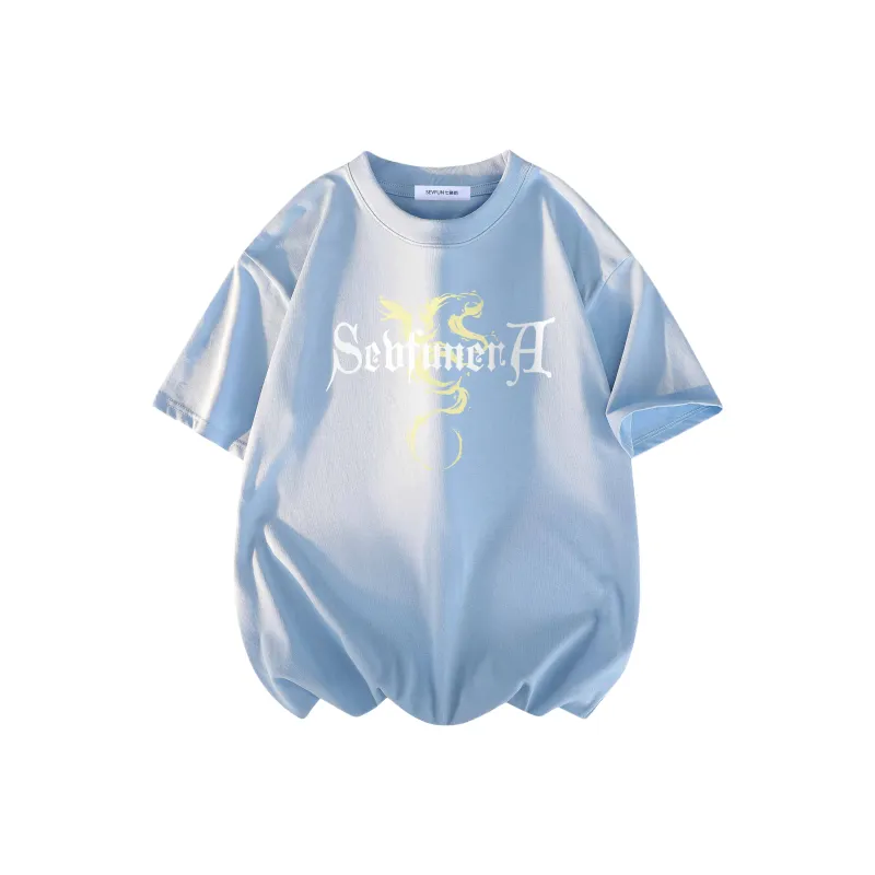 7 SEVFUN T-Shirt Unisex Navy Blue-6