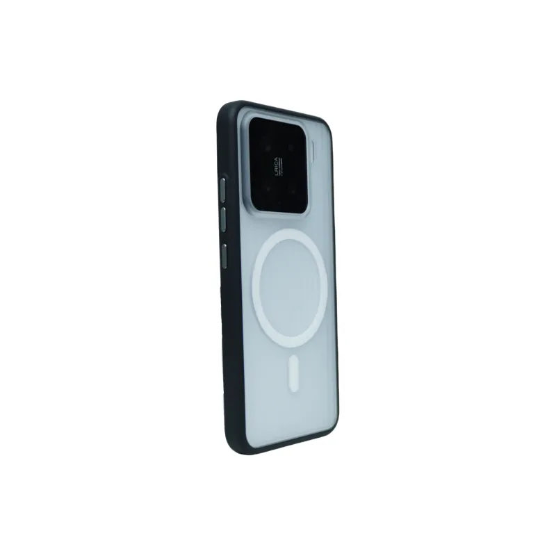 PENGKEXING PC Material Corrugated Grating Magnetic Phone Cases Compatibility With Xiaomi 14 Pro/15/Ultra-5