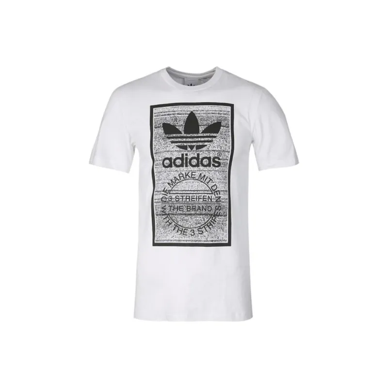 Adidas Originals Tongue Traction T Shirt Men's White-0
