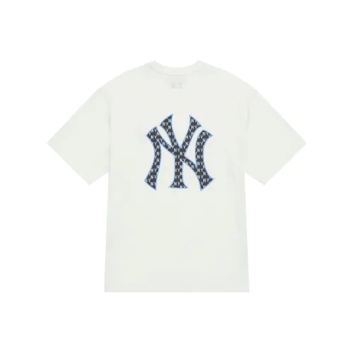 MLB MONOGRAM Reading Collection T Shirt Unisex Navy Blue