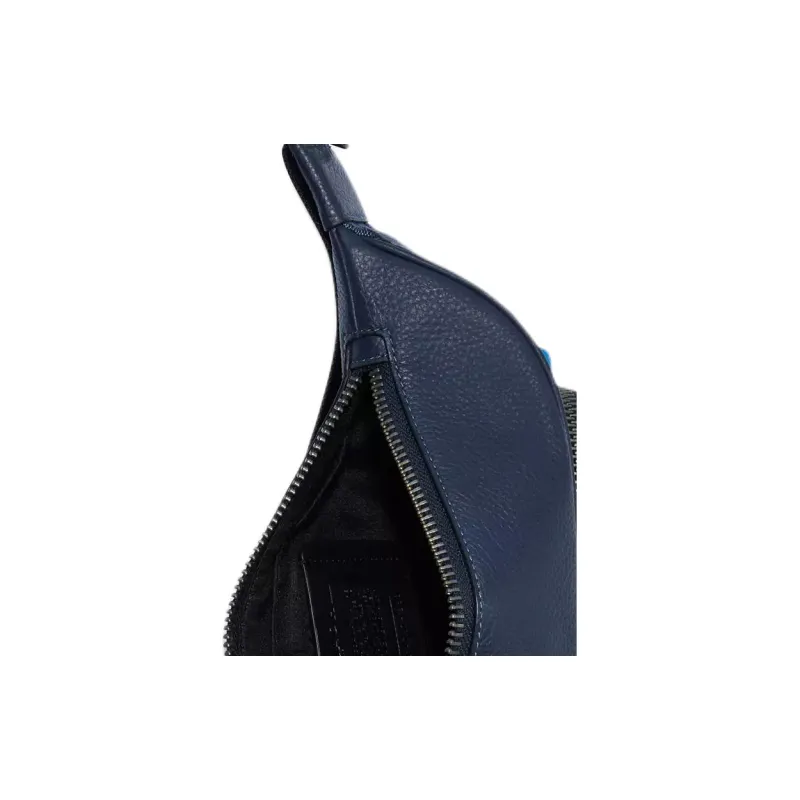 COACH Thompson Canvas Crossbody Bag, Sling Bag, Fanny Pack Tubas Men's Navy Blue-7