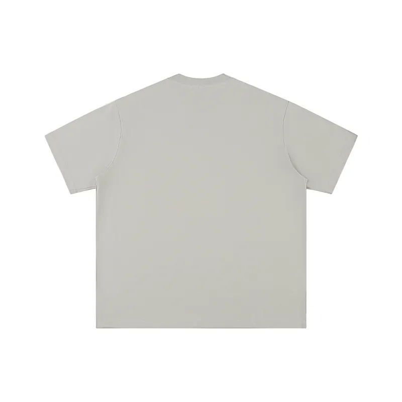NANDCHN T Shirt Unisex White Heather Gray-11