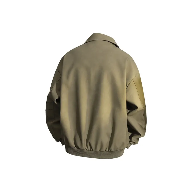 YOSICIL Leather Jacket Unisex Moss Green-1