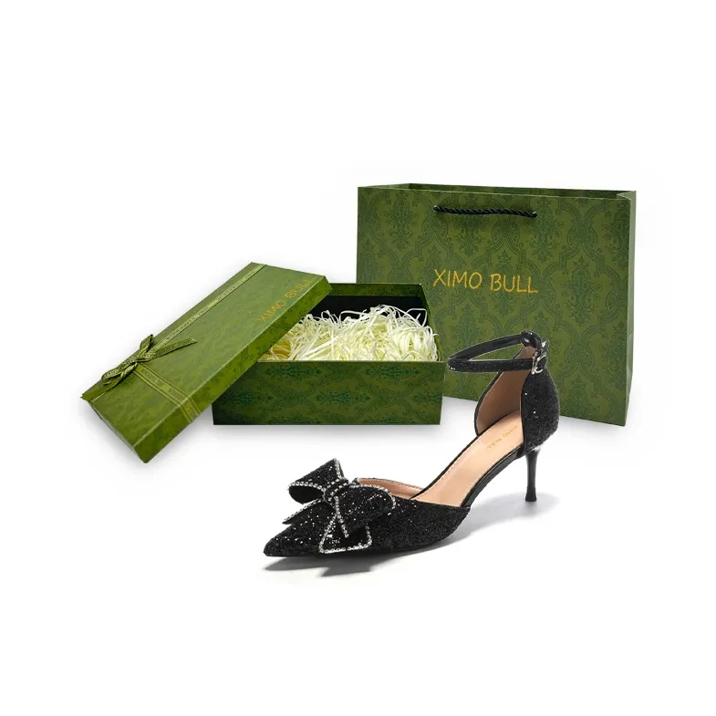 XIMO BULL Slim Heel High Heels Women's-33
