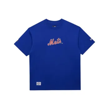 New Era x MLB College Renewal Series SS24 New York Mets T Shirt Unisex Blue