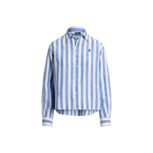 Polo Ralph Lauren SS25 Shirt Women's Blue White
