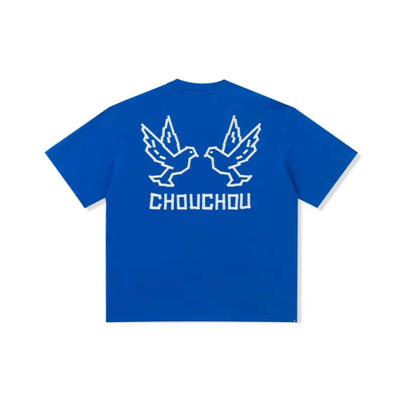 CHOUCHOUS T Shirt Unisex Black Klein Blue-2