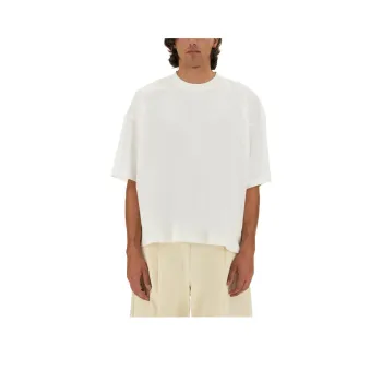 Studio Nicholson Logo Printed Crewneck T Shirt