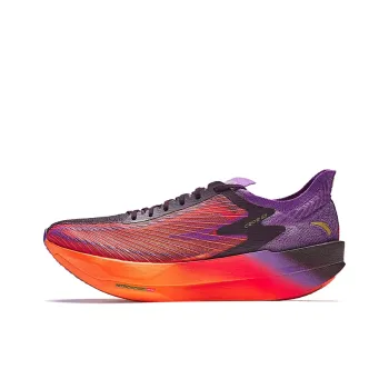 Anta C202 G9 Cushioned Slip Resistant Abrasion Resistant Low Top Casual Running Shoes Women's Orange Purple