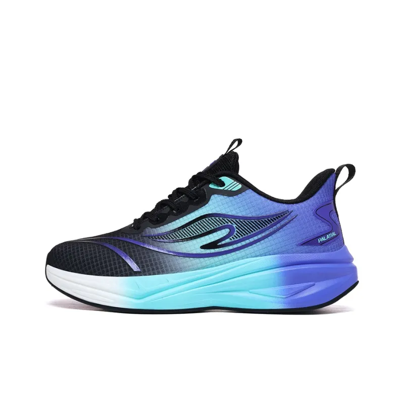 PALATIAL Running Shoes Men Low Top Sea Salt Blue/Radiant Purple/Black Turquoise-14