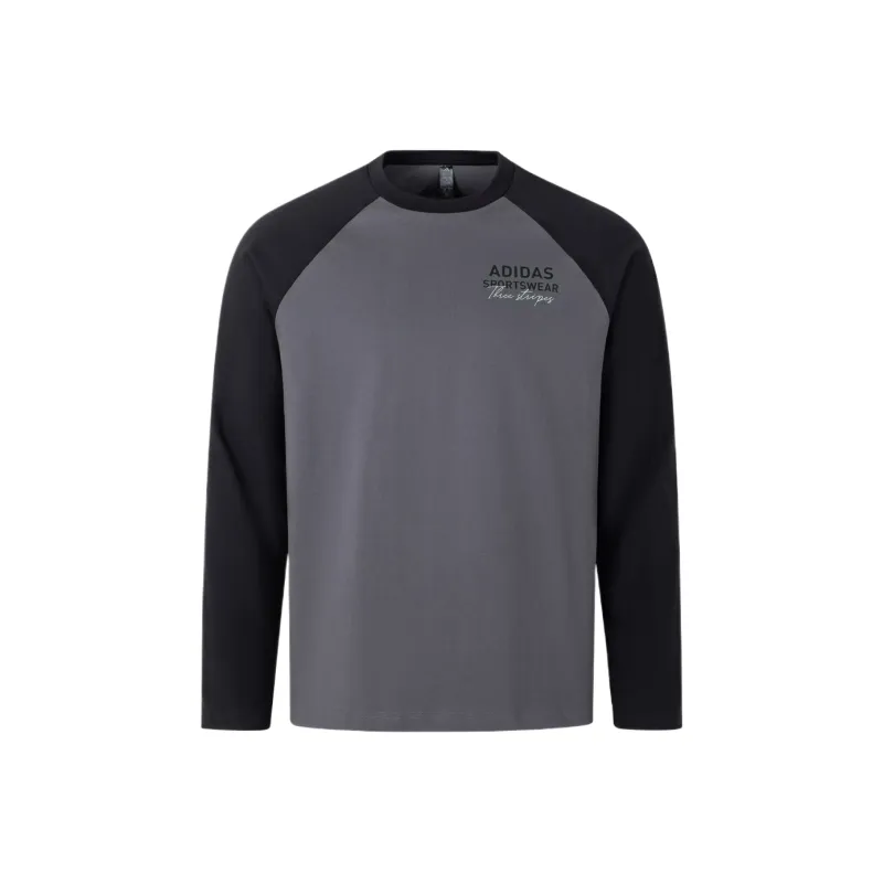 Adidas T Shirt Unisex Dark Gray/Black-0