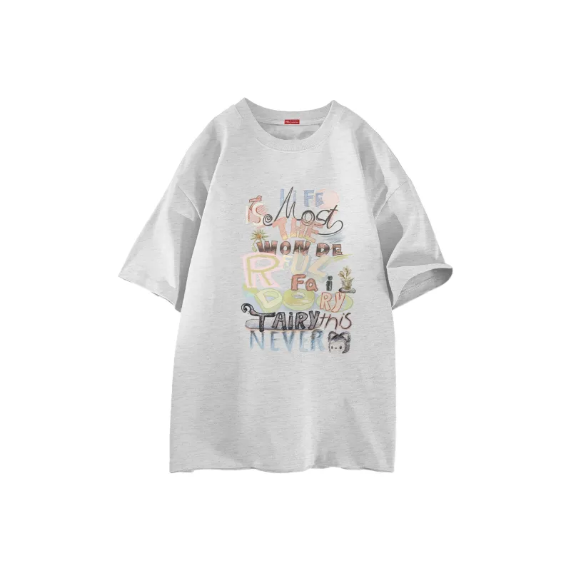 ALI THE FOX T-Shirt Unisex Misty Blue-8