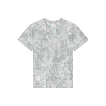 GIVENCHY FW24 T Shirt Men's Light Gray