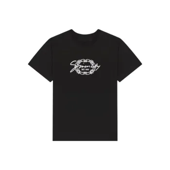 Givenchy Medallion Embroidered Crew Neck T Shirt