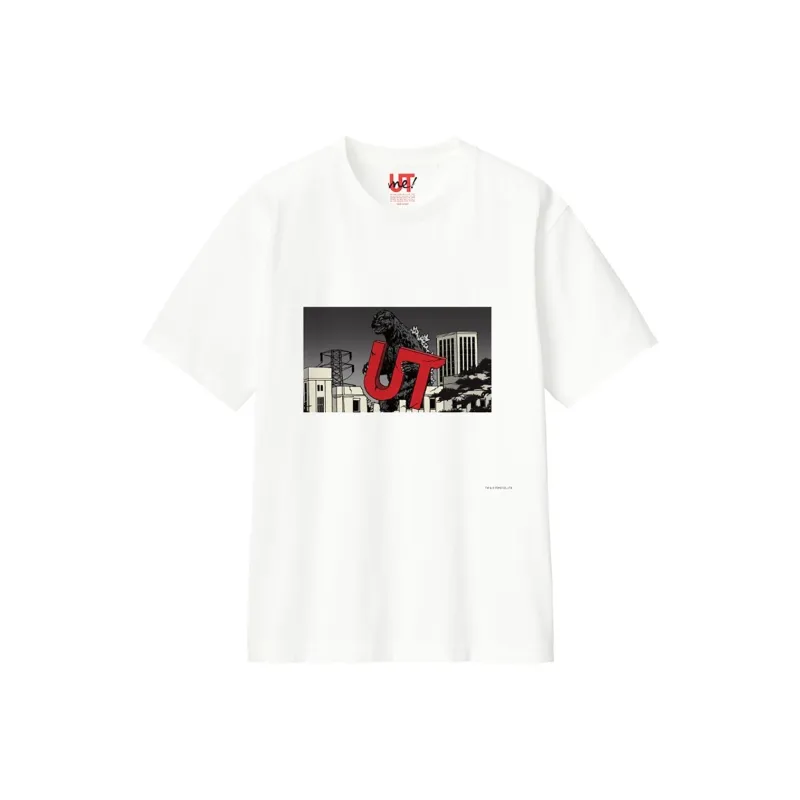 UNIQLO Shinjuku Main Store Limited Series T-Shirts Unisex White-0