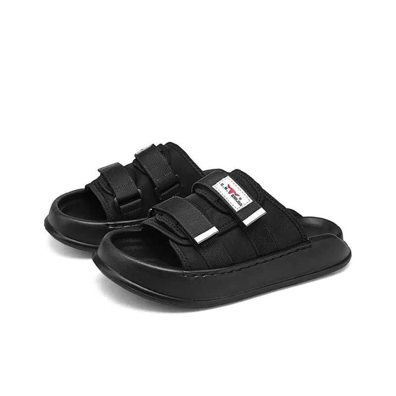 G.N.SHIJIA Quiet Slip Resistant Odor Resistant Abrasion Resistant Slide Slippers Men's-3