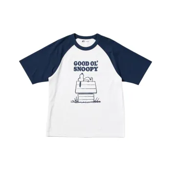 UNIQLO x PEANUTS Collaboration SS25 T Shirt Unisex Navy Blue