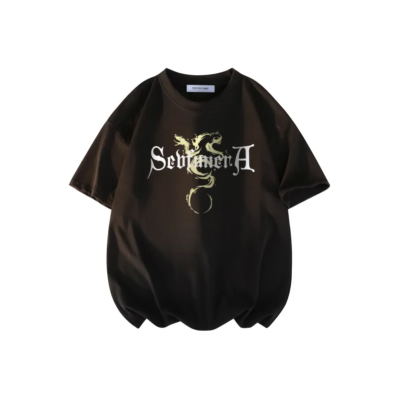 7 SEVFUN T-Shirt Unisex Navy Blue-12