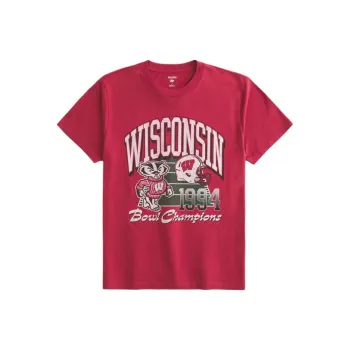 Hollister T-Shirts Men Red