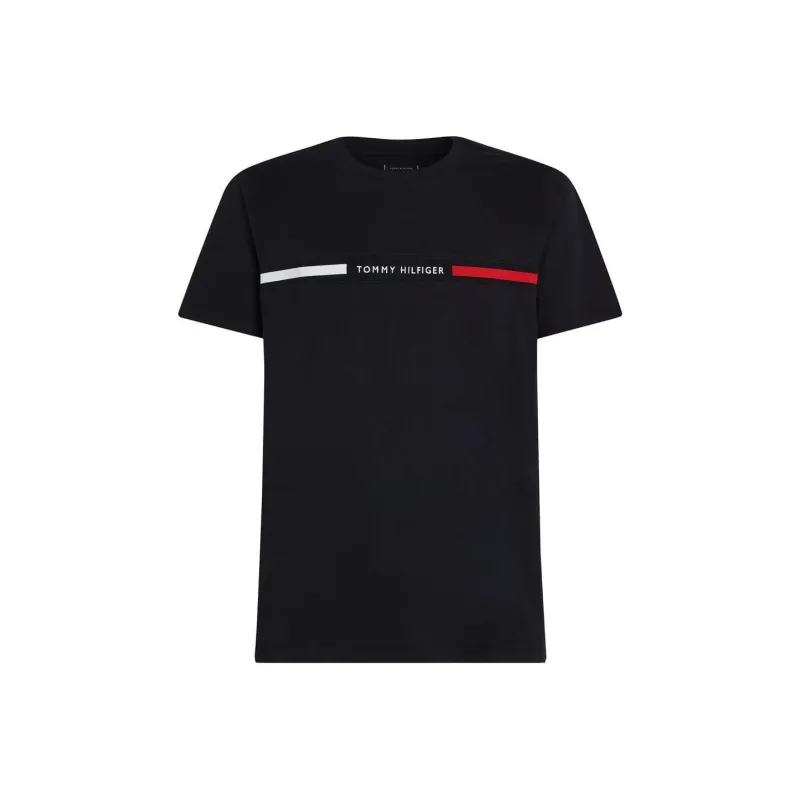 Tommy Hilfiger Logo-embroidered T-shirt-0