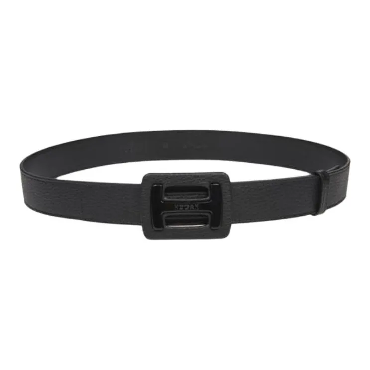 HOGAN Logo engraved Leather Belt-1