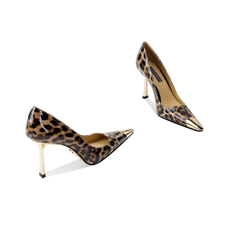 Shesrim High Heels Women's Black Brown-2