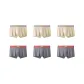 6 Pack (Bean Khaki 3+Dark Gray 3)