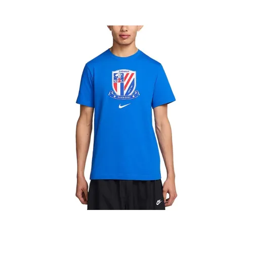Nike T Shirt Men's Royal Blue/White