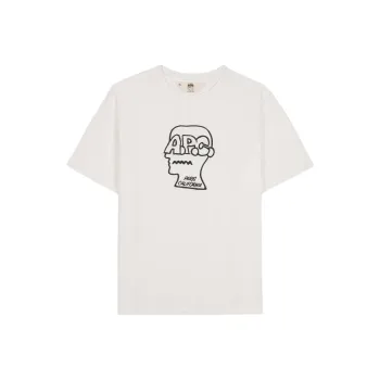 Brain Dead x APC SS25 T Shirt Unisex White