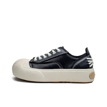 ESTEE GEEA Low Top Skateboard Shoes Unisex Black